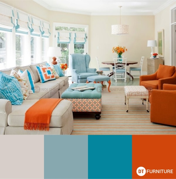 4 bảng màu tạo cảm hứng và sự thích thú cho không gian của ngôi nhà bạn 
